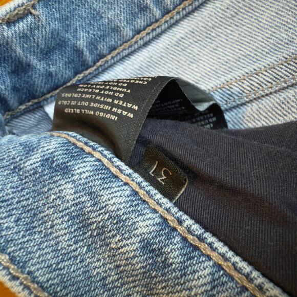 J Brand Denim Cutoff Blue Jean Shorts Size 31 Raw Hem - Picture 7 of 7